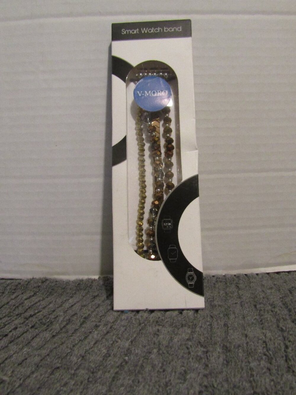 V-MORO Beaded Bracelet Compatible with Apple Watch Band 38mm/40mm/41mm/42mm/44mm